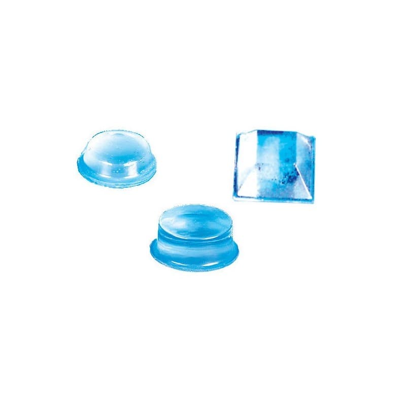 Butoirs silentac butoir auto-adhésif translucide forme goutte d'eau ø 9 x 2 1 sachet(s) de 100 pièce(s) - prunier sas