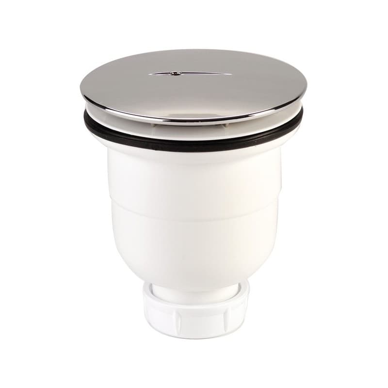 Bondes plastiques pour receveur de douche - perçage 90 mm bonde ø 90 mm sortie verticale 1 pièce(s) inox, plastique - nicoll