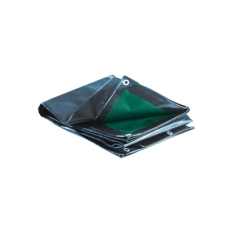 Bâche lourde 240g/m² bâche lourde 240g/m² 2x3m 3.00 m 1 pièce(s) 1 m polypropylène tissé 240 g/m² marron, vert 2 m - baobag