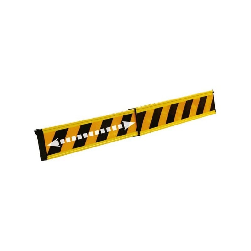 Barrières télescopiques barrière télescopique 1 m à 1.80 m rouge/blanc hachuré 1 pièce(s) - novap