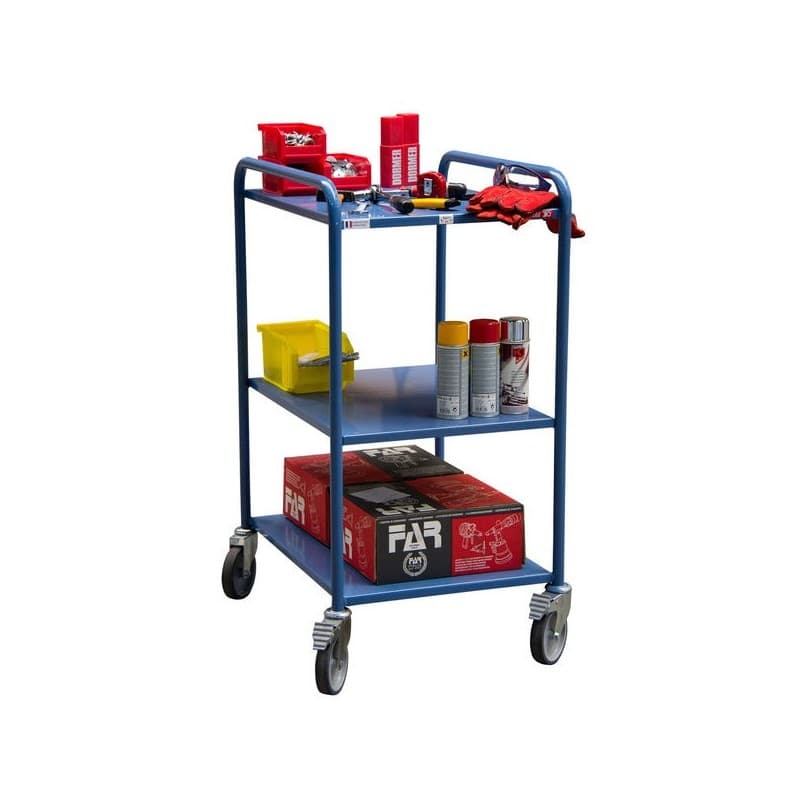 Servantes d'atelier plateaux tôle 250 kg servante d'atelier 3 plateaux tôle 250 kg 1 pièce(s) - fimm