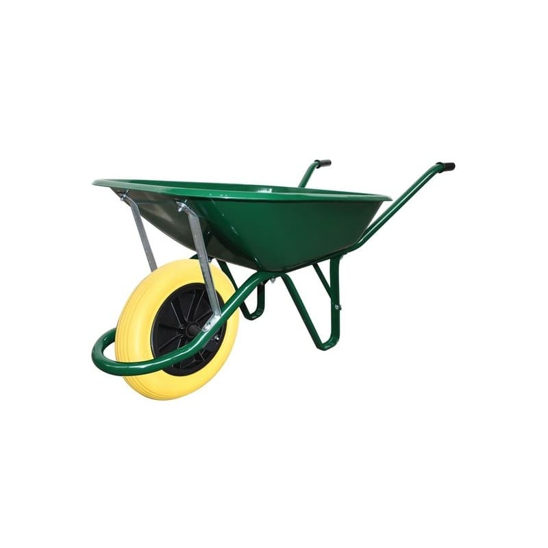 Brouette polyvalente 100 l brouette polyvalente verte 100l roue increvable souple vert 100 litre(s) 1 pièce(s) increvable souple 180 kg - altrad saint