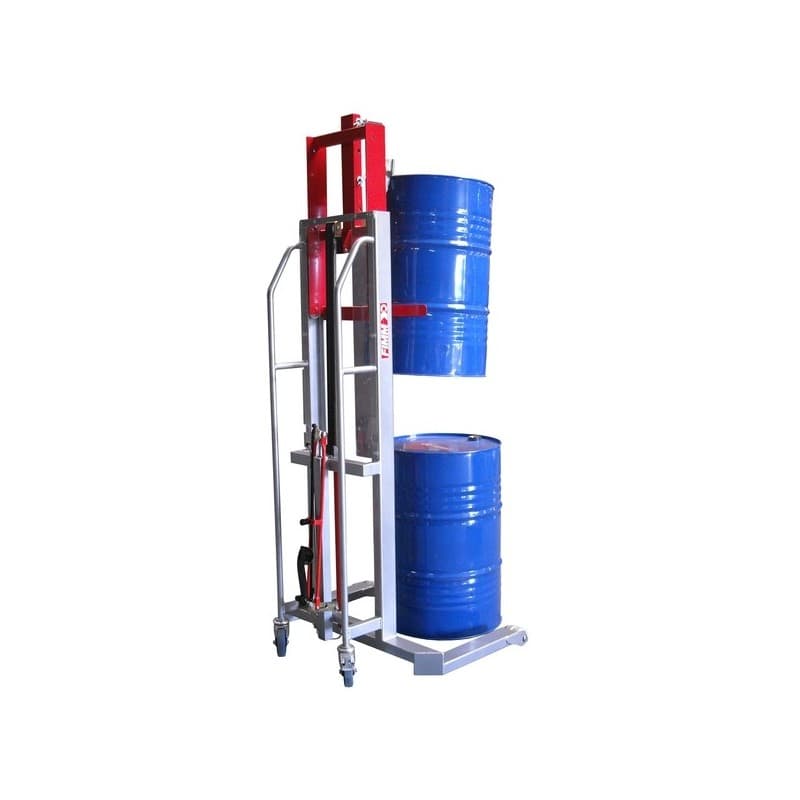 Elévateur à fût métallique ou plastique 60-220 l, 300 kg manuel 300 kg elévateur à fût métallique ou plastique 60-220 l, 300 kg 1 pièce(s) spécial fût
