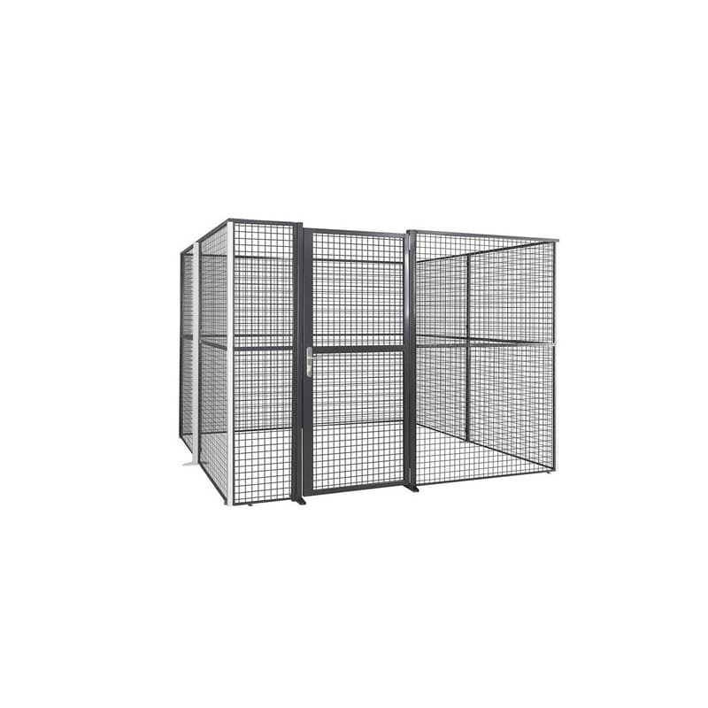 Box grillagé 1 kit(s) box grillagé en u 3 faces 2000 x 3000 h2200 mm - manorga