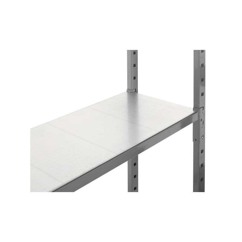 Rayonnage mi-lourd fliplus lot platelages tôle 1010x600 mm 1 lot(s) de 4 pièce(s) 2000 mm 600 mm accessoire mi-lourd 500 kg 2500 kg 1010 mm - manorga