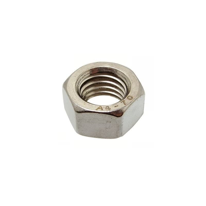 Ăcrou hexagonal - inox a4 Ă©crou hexagonal m5 - inox a4 din 934 1 boĂźte(s) de 200 piĂšce(s) m5 mm 8.79 mm 4 mm inox a4 5 iso 4032 nf e 25401 - acton