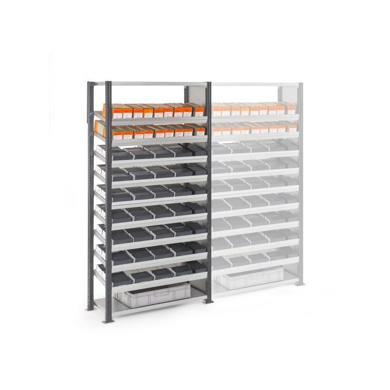 Rayonnage advance rangements spécialisés 1 pièce(s) rangement fixation advance 2000 x 1000 x 400 mm départ 1000 mm élément de départ 2000 mm mi-lourd