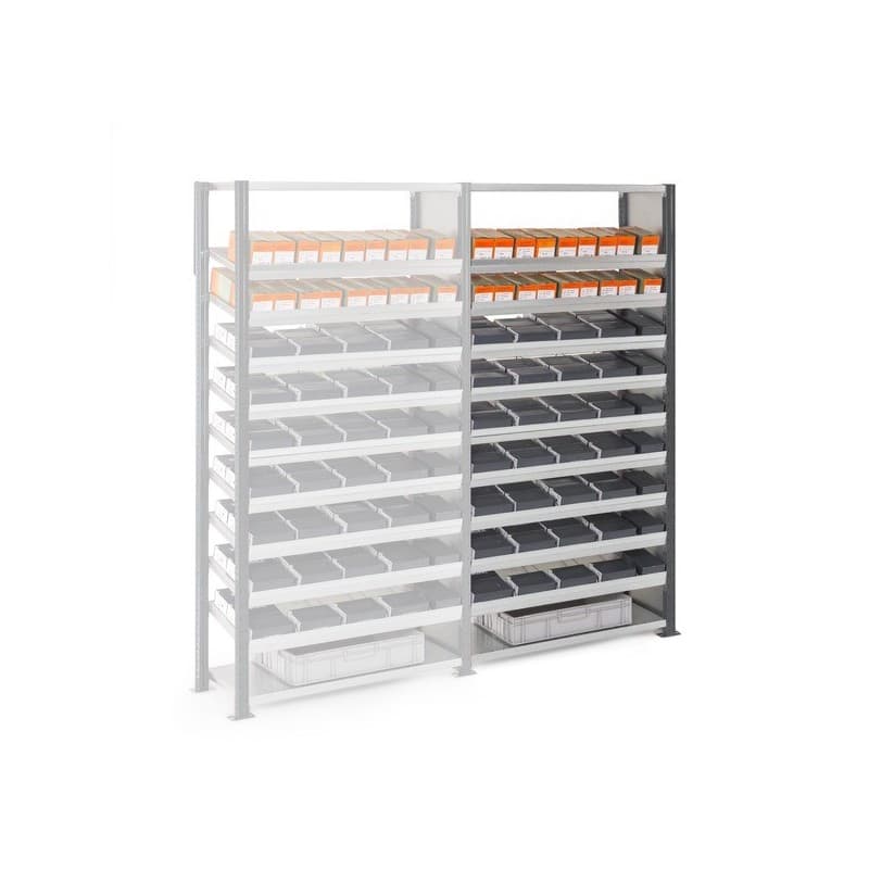 Rayonnage advance rangements spécialisés 1 pièce(s) rangement fixation advance 2000 x 1000 x 400 mm suivant 1000 mm 2000 mm élément suivant mi-lourd 4