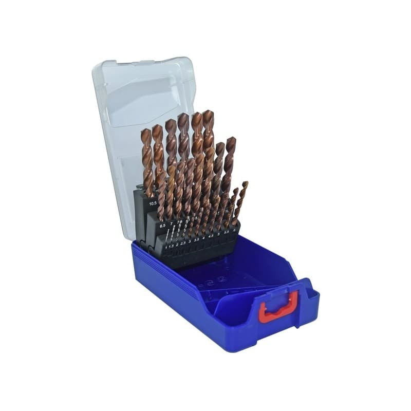 Coffrets furius hss revêtus fusio pointe en croix coffret g ø 1 à 13 mm par 1/2 acier cylindrique 1 coffret(s) de 25 pièce(s) 1 - 13 mm - tivoly