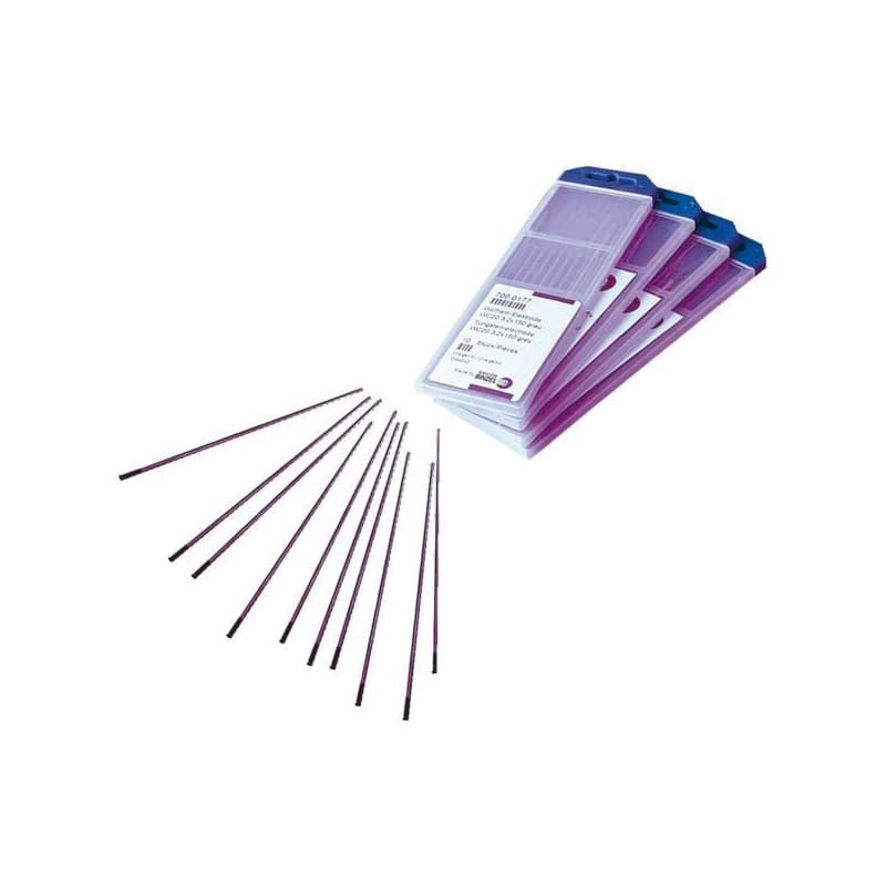 Électrodes tungstène pur électrodes tungstene pur - ø 2,0 mm 150 mm 2,0 mm 1 étui(s) de 10 pièce(s) - binzel soudage