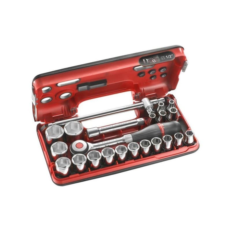 Coffret cliquet rotatif 1/2'' dbox® coffret cliquet rotatif 1/2'' dbox® 1 coffret(s) de 22 pièce(s) - facom