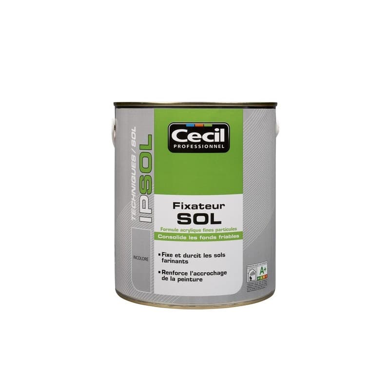 Primaires sol ipsol primaire sol ipsol supports neufs ou sains courante incolore brosse/rouleau, pistolet sans air 24 heure(s) eau 10 m²/l 3 heure(s)