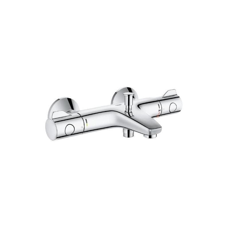 Mitigeur bain-douche grohtherm 800 (avec raccords) mitigeur bain-douche grohtherm 800 (avec raccords) 1 pièce(s) laiton mitigeur chromé - grohe