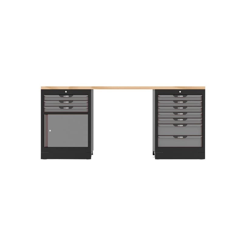 Etabli 10 tiroirs + 1 porte etabli 10 tiroirs + 1 porte 1 pièce(s) - ks tools