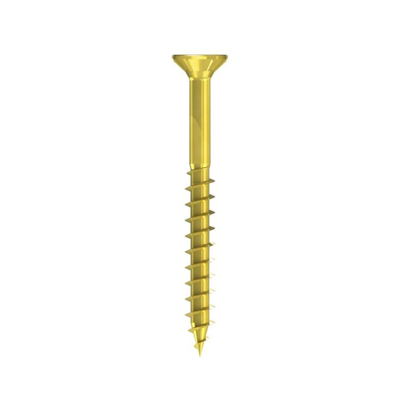 Vis Ă bois q200 tĂȘte fraisĂ©e Ă empreinte torx - acier zinguĂ© tĂȘte fraisĂ©e (tf) 35 mm torx (x) bois, panneau de bois 3 mm assemblage bois vis q200 plus