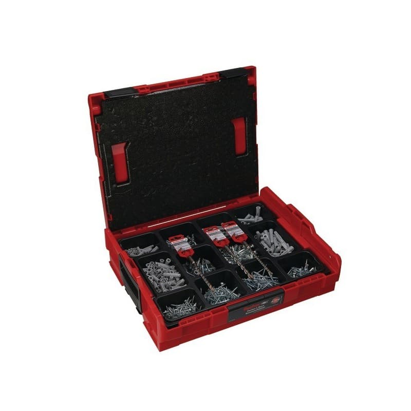 Mallette lboxx tous matériaux charges légères de 5 à 50 kg béton, maçonnerie pleine (pierre, parpaing plein, brique pleine) fixation courante mallette