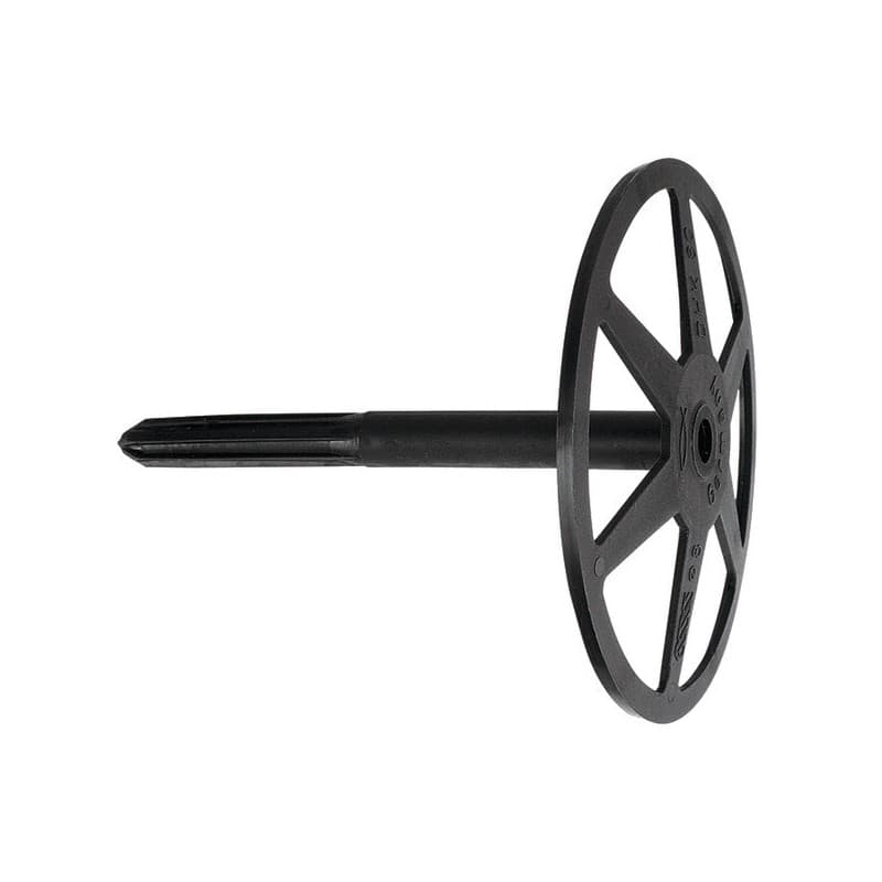 Fixation pour isolant dhk - nylon fixation pour isolant en nylon dhk 90/120 charges légères de 1 à 20kg 145 mm 90 mm fixation pour isolation thermique