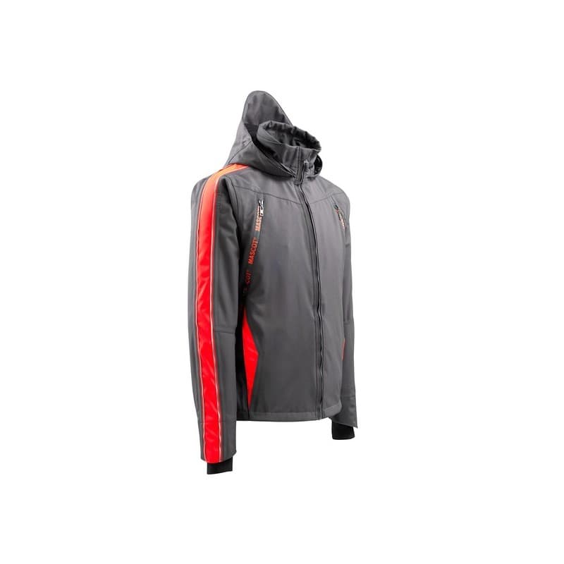Blouson gandia blouson gandia anthracite/rouge t4xl 200 - 300 g entre 1 et 3 polyester veste 4xl 1 pièce(s) gris, rouge - mascot