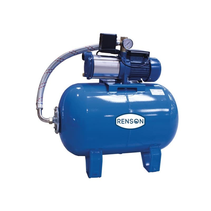 Groupe de surpression 80 l 1.1 kw monophasé 230v eaux claires groupe de surpression 80 l 1.1 kw 1 pièce(s) 90 l/min - renson