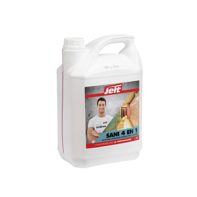 Détartrant sani 4 en1 détartrant sani 4 en1 1 bidon(s) de 5 litre(s) 5 litre(s) détartrant wc, salle de bain - jelt