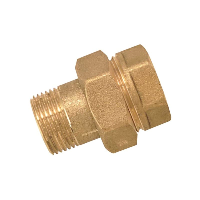 Raccords union mâles/femelles sphéro-coniques - laiton raccord union sphéro-conique mf20x27 1 pièce(s) laiton 20/27 (3/4") mâle / femelle - boutte