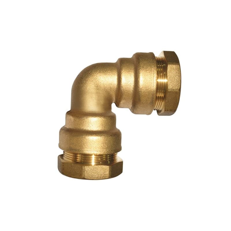 Coudes laiton pour tube polyéthylène (pe) coude égal ø 20 mm - laiton 1 pièce(s) laiton 90° - boutte