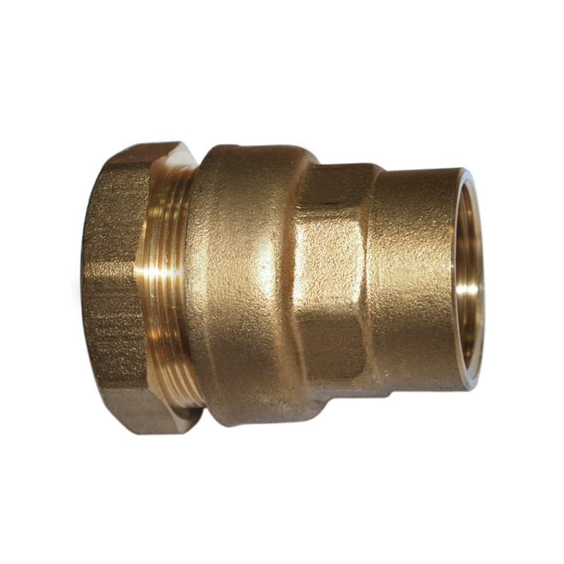 Raccord droit laiton pour tube polyéthylène (pe) raccord femelle 20x27 / ø 32 mm - laiton 1 pièce(s) laiton 32 mm 20/27 (3/4") femelle - boutte