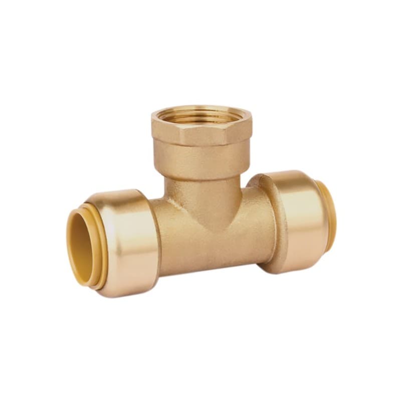 Tés femelles - toutub té femelle 15x21 ø16 toutub 1 pièce(s) laiton 15/21 (1/2") femelle - boutte