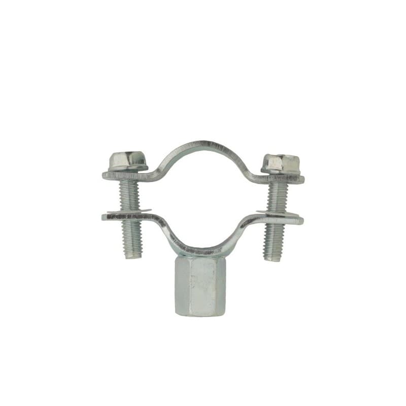 Colliers série lourde - double embase m8/m10 collier série lourde m8/m10 pour tube ø 26x34 mm 1 boîte(s) de 50 pièce(s) acier zingué 20 mm colliers à