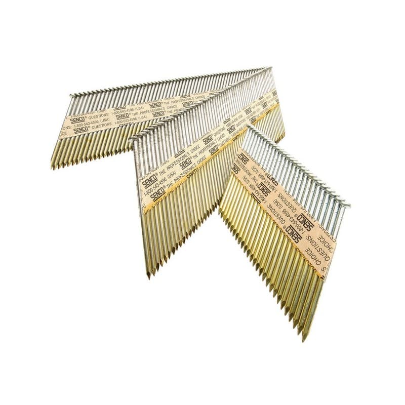 Pointe annelée tête plate en d 34° ø2,9x65mm - fil carbone annelée acier électrozingué bois, bois dur, panneau de bois 65 mm gros travaux, menuiserie