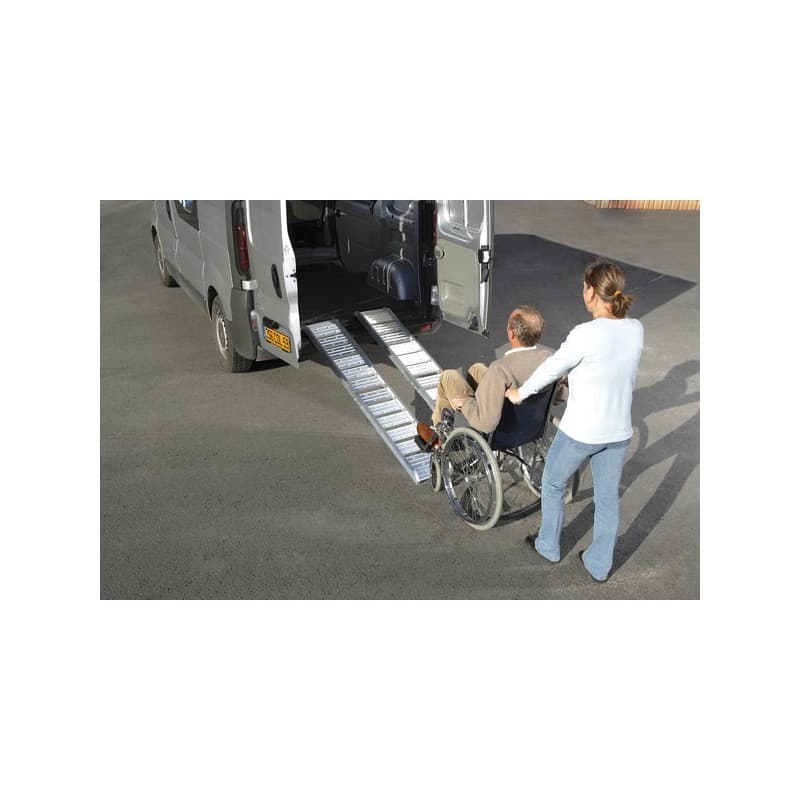 Rampes d'accès pliables lisses rampes d'accès pliables lisses 1 paire(s) - mottez