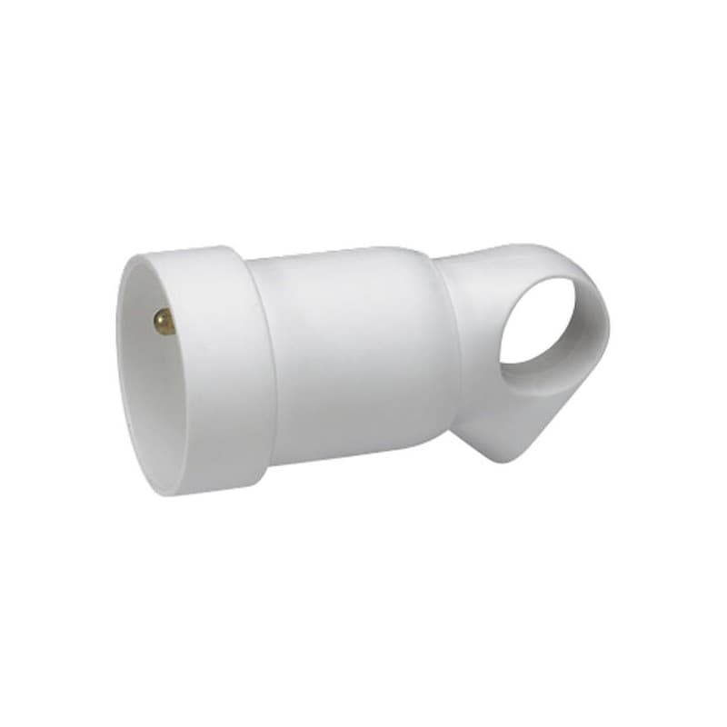 Fiches femelles plastique 2p+t fiche femelle 2p+t 16 a anneau blanc 1 pièce(s) femelle 250 v 16 a 2p+t - legrand snc