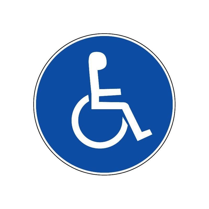 Disques parking handicapé disque rigide parking handicapés diamètre 300 mm 1 pièce(s) - novap