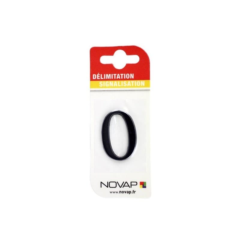 Chiffres autocollants en relief chiffres autocollants en relief 60 mm noir 3 1 pièce(s) - novap