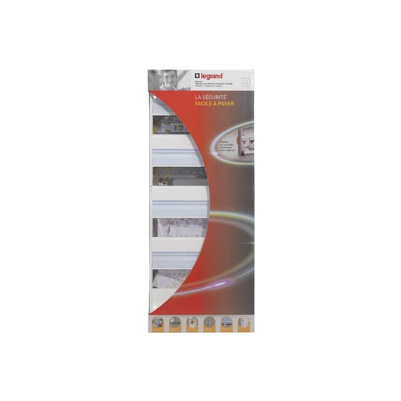 Coffret modulaire vide - tableau électrique coffret modulaire nu 4 rangées 13 modules 1 pièce(s) - legrand snc