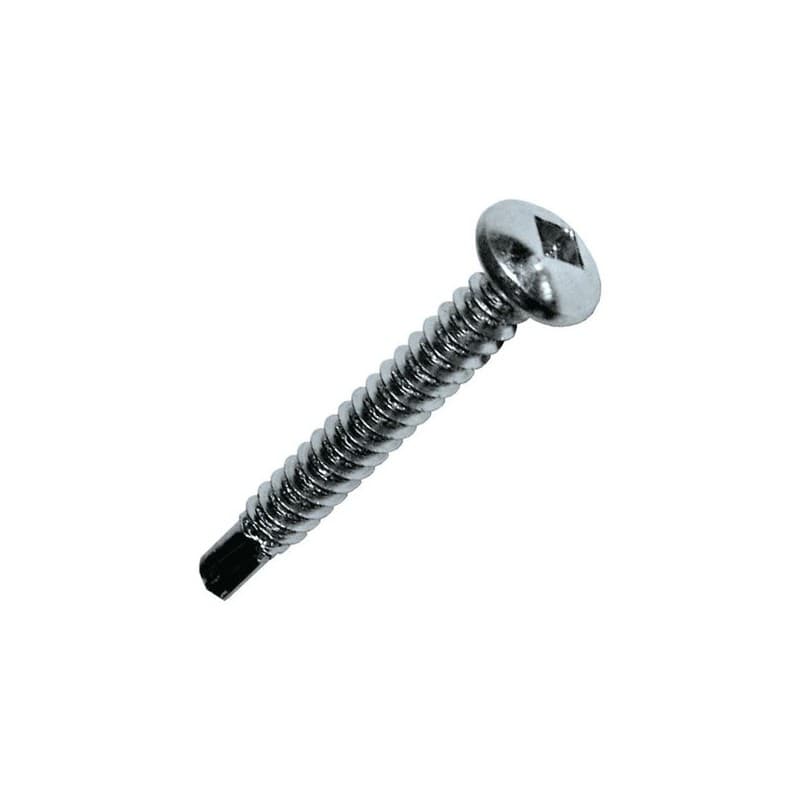 Vis autoperceuse pour métal - tête cylindrique à empreinte carrée tête cylindrique (c) 3.5 mm assemblage metallique 13 mm carrée din 7504 m aluminium,