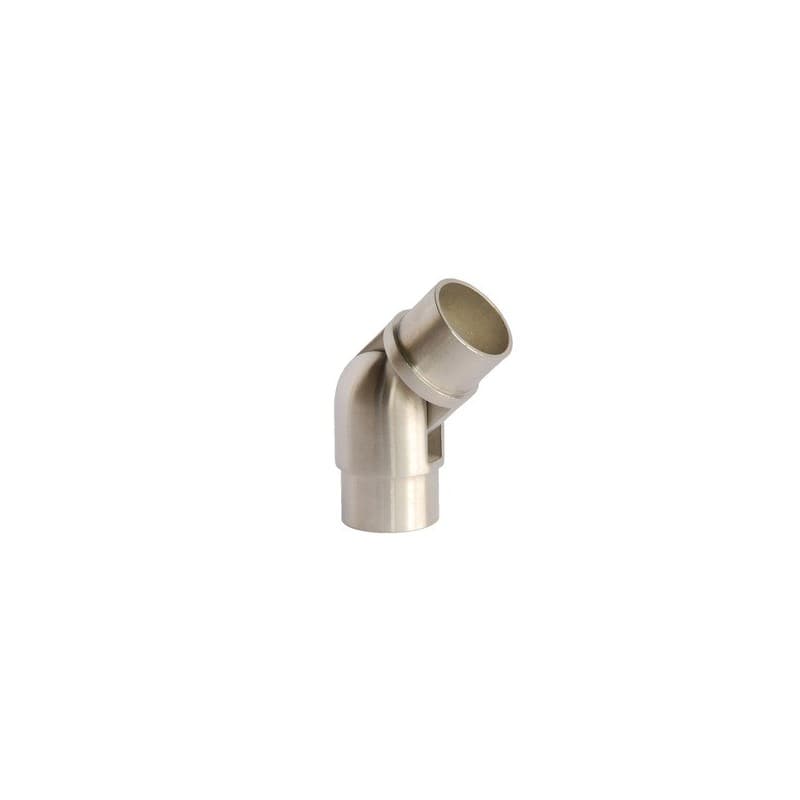 Accessoires pour gardes-corps raccord tube manchon articulé inox satiné 1 pièce(s) - duval