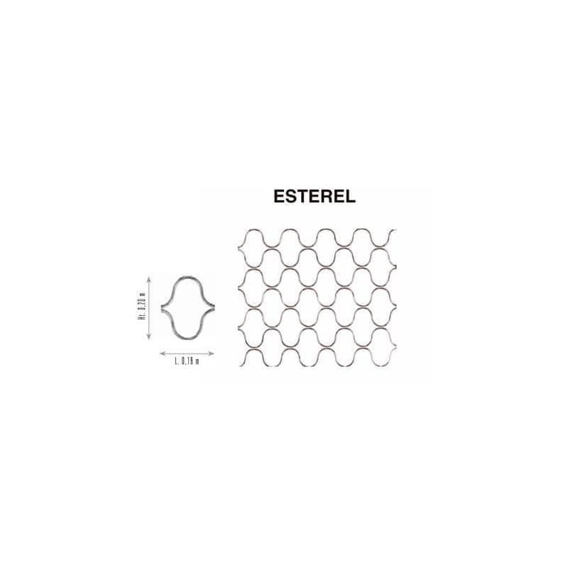 Grille esterel baguée acier rond ø 10 mm grille esterel baguée acier rond ø 10 mm 1 pièce(s) - bourguignon