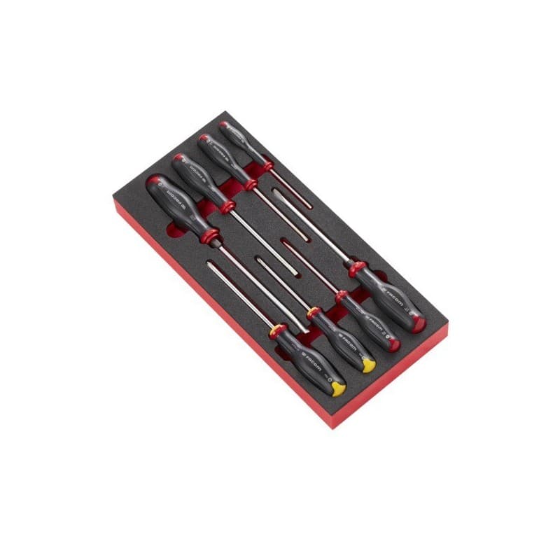 Module mousse 8 tournevis protwist 1 jeu(x) de 8 pièce(s) module mousse 8 tournevis protwist module 8 - facom