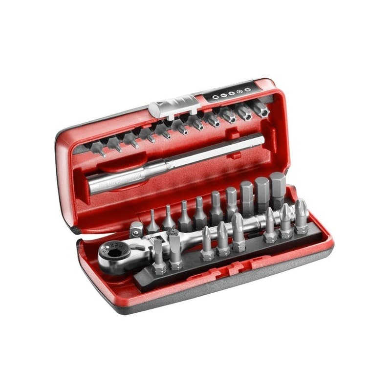 Coffret cliquet-embouts 1/4'' à cliquet articulé coffret cliquet-embouts 1/4'' à cliquet articulé 1 coffret(s) de 31 pièce(s) - facom