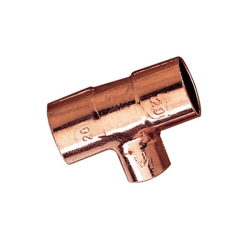 Tés réduits femelles - cuivre té réduit femelle ø 12/16/12 mm - cuivre 1 pièce(s) 12/16/12 mm femelle cuivre - boutte