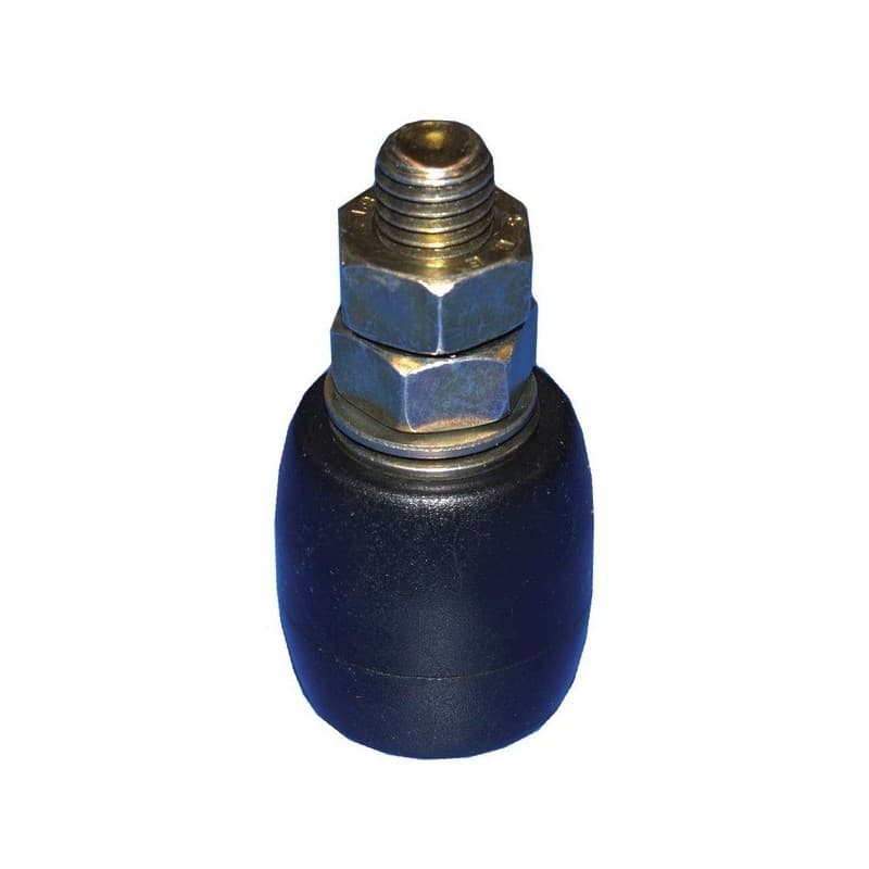 Olives de guidage industriels 1 pièce(s) olive bombée nylon ø39mm h80mm totale 40mm olive écrou 2xm14 - mantion sas