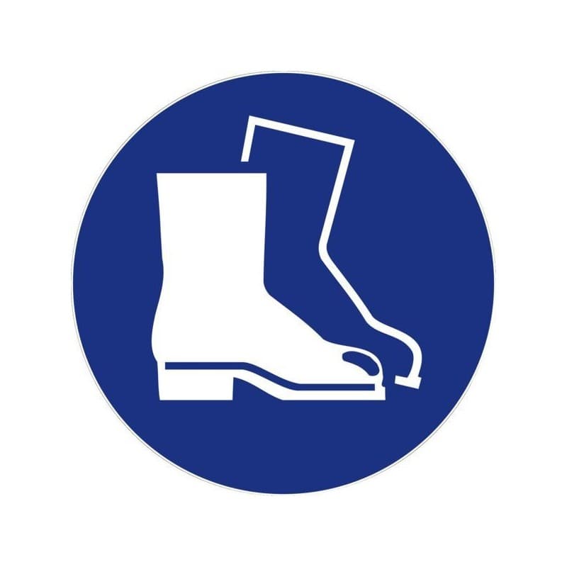 Disques d'obligation et d'information disque - port obligatoire de chaussure de sécurité 1 pièce(s) - novap