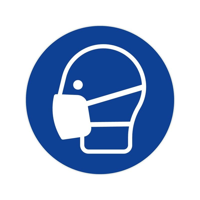 Disques d'obligation et d'information disque port protection des voies respiratoires obligatoire 1 pièce(s) - novap