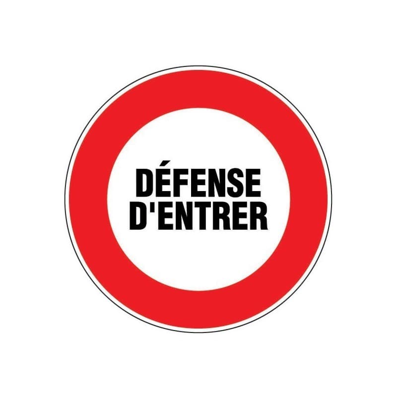Disques d'interdiction disque ø300 mm - défense d'entrer 1 pièce(s) - novap