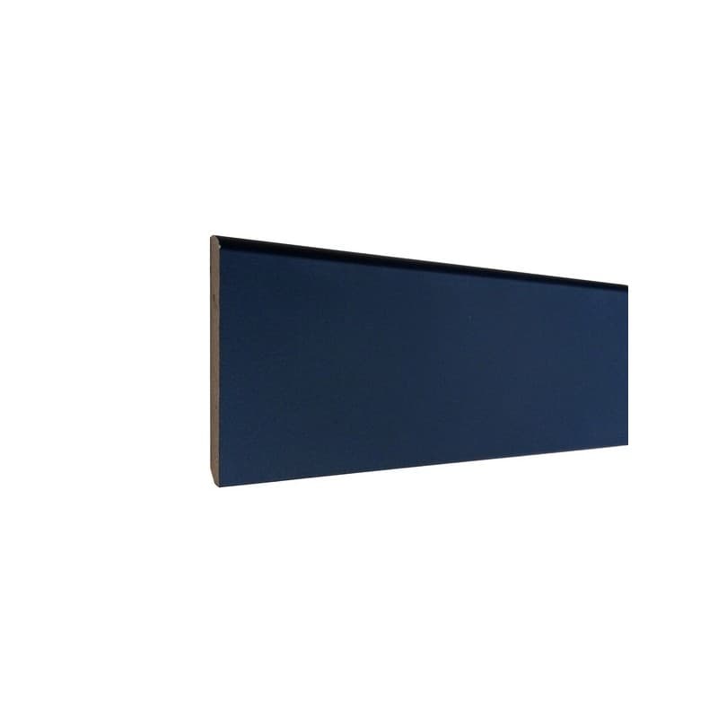 Plinthes arrondies et vives mdf lot plinthes arrondis mdf revĂŞtu papier noir 10 / 70 2 m 1 lot(s) de 5 barre(s) - sotrinbois