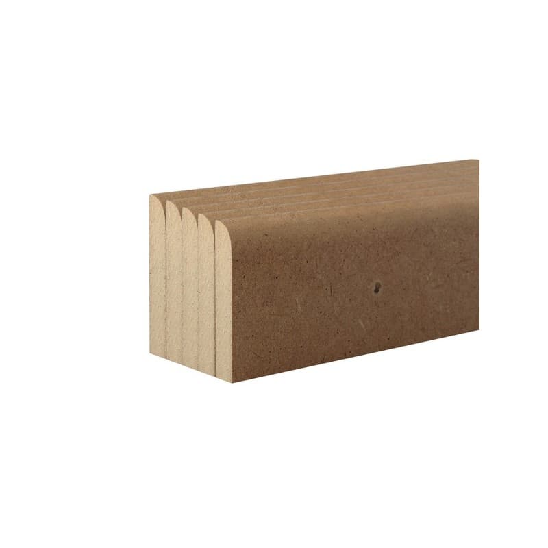 Lots de plinthes mdf brut réversibles lot plinthes réversibles mdf brut 9 / 100 2m 1 lot(s) de 5 pièce(s) - sotrinbois