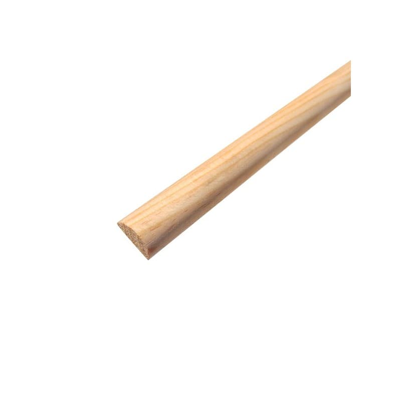 1/2 ronds pin 1 barre(s) de 2 mètre(s) linéaire 1/2 rond pin ø 10mm - sotrinbois