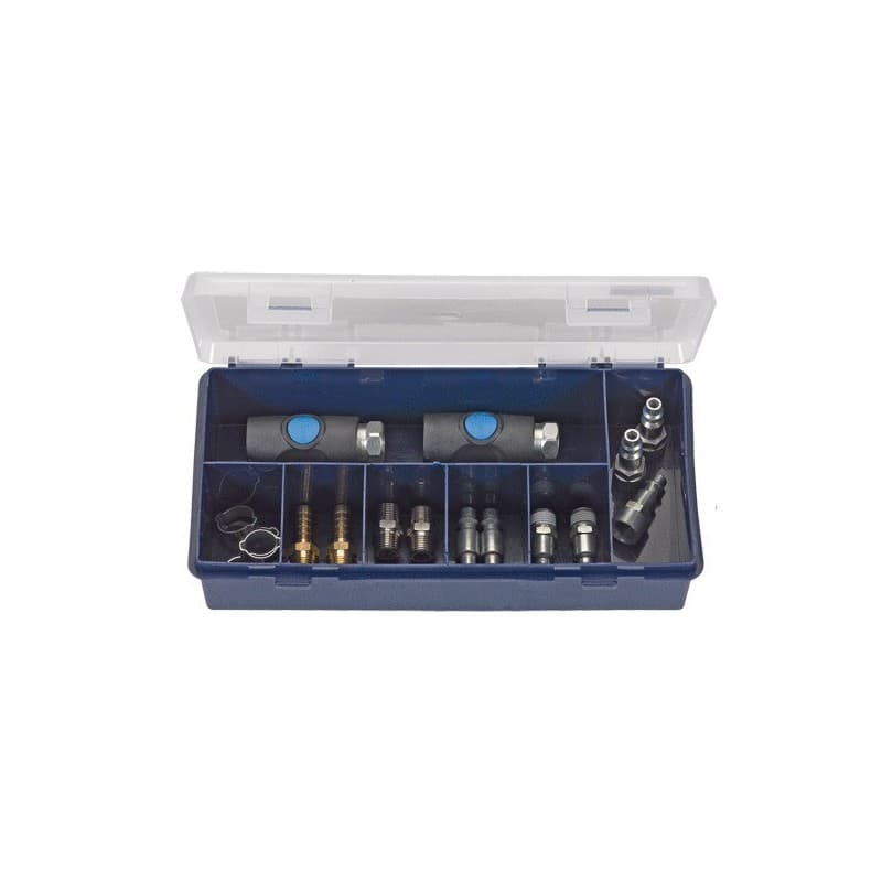 Coffret de dépannage raccords pneumatiques coffret de dépannage raccords pneumatiques 1 coffret(s) de 17 pièce(s) - prevost