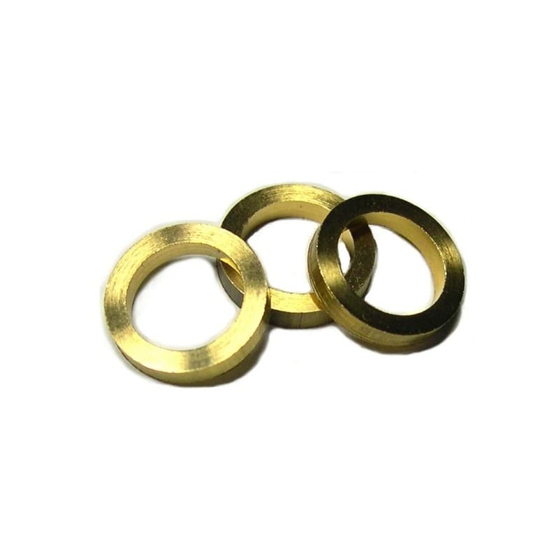 Bagues à paumelle pour fiche laiton bague paumelle fiche laiton ø ext 16 ø int 12 ep 2 mm 1 sachet(s) de 4 pièce(s) - select hardware france